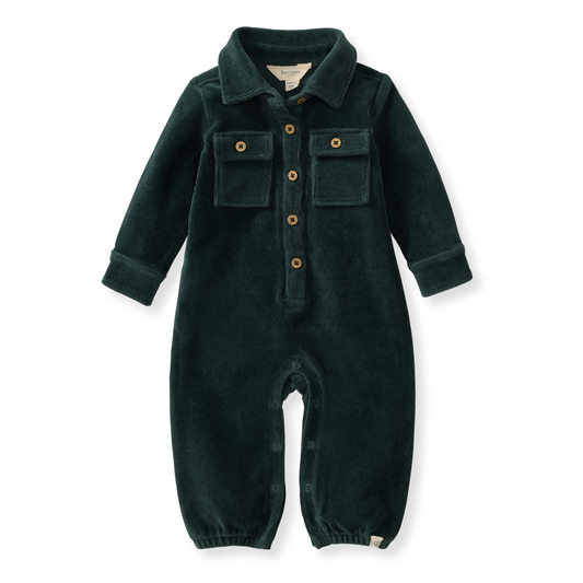 Burt's Bees Baby - Knit Corduroy Baby Boy Jumpsuit
