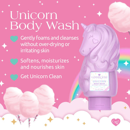 Glimmer Wish - Unicorn Body Wash— Fragrance Free & Dye Free