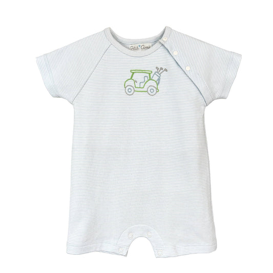 Petit Ami & Zubels - Golf Embroidered Knit Romper