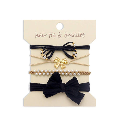 JOSSLYN by wall to wall - BOHO DUAL FUNCTION KNOT BRACELET HAIR TIES | 40BH105