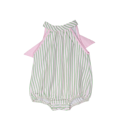 Mara Pink & Green Stripe Bubble
