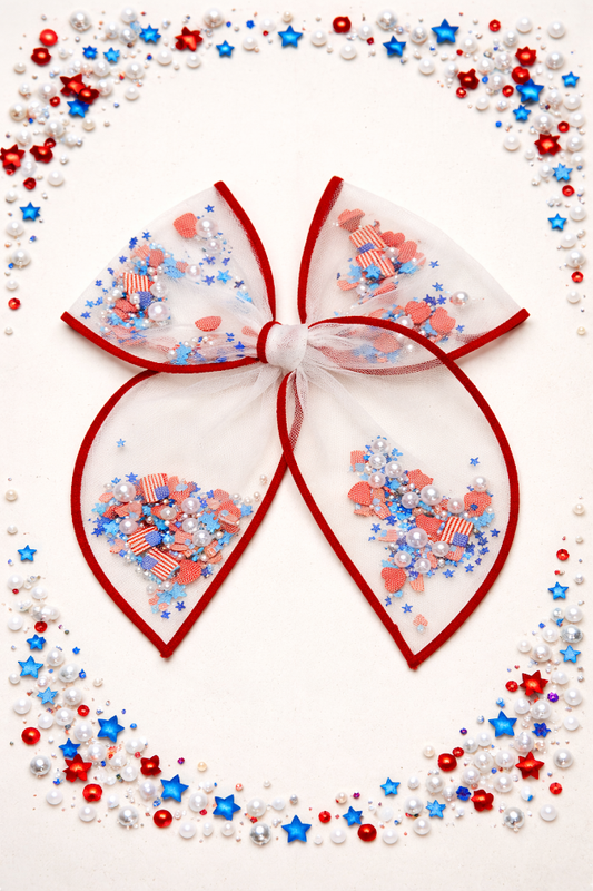 Cheeky Plum - Mesh Shaker Bow - Love & Liberty