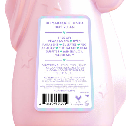 Glimmer Wish - Unicorn Shampoo — Fragrance Free & Dye Free