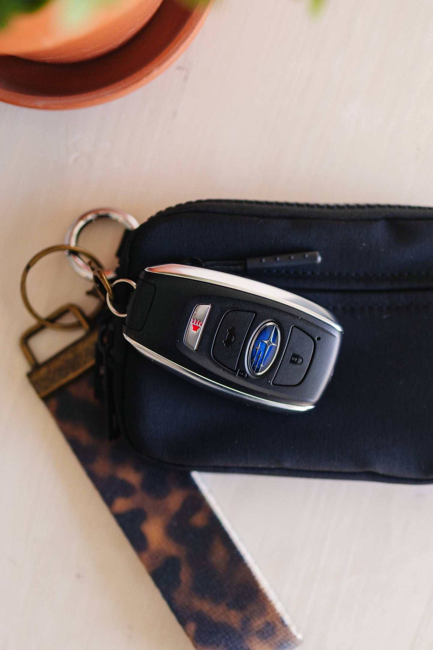 Frederick Family Co. - Canvas Wristlet Lanyard Keychain -  Car Key Fob Holder