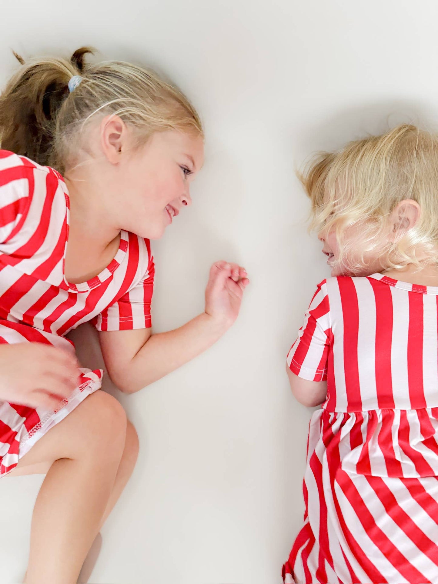 Polished Prints - Red Striped Holiday Dress - Girls Clothing - Christmas 2025