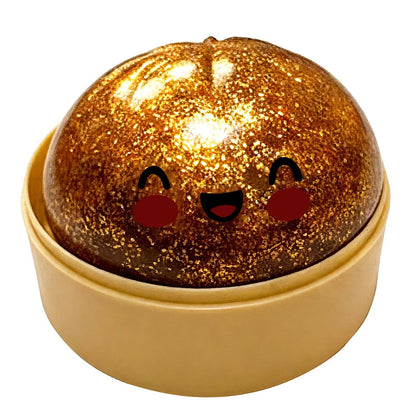 Auraquise - Squishy Dumpling Realistic Steamed Bun Stress Relief Squeeze Toy