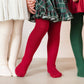 Little Stocking Co. - Crimson Cable Knit Tights