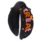 Auraquise - Halloween Fall Pumpkin Corn Headband Seed Beads Rhinestones Pearl Knot