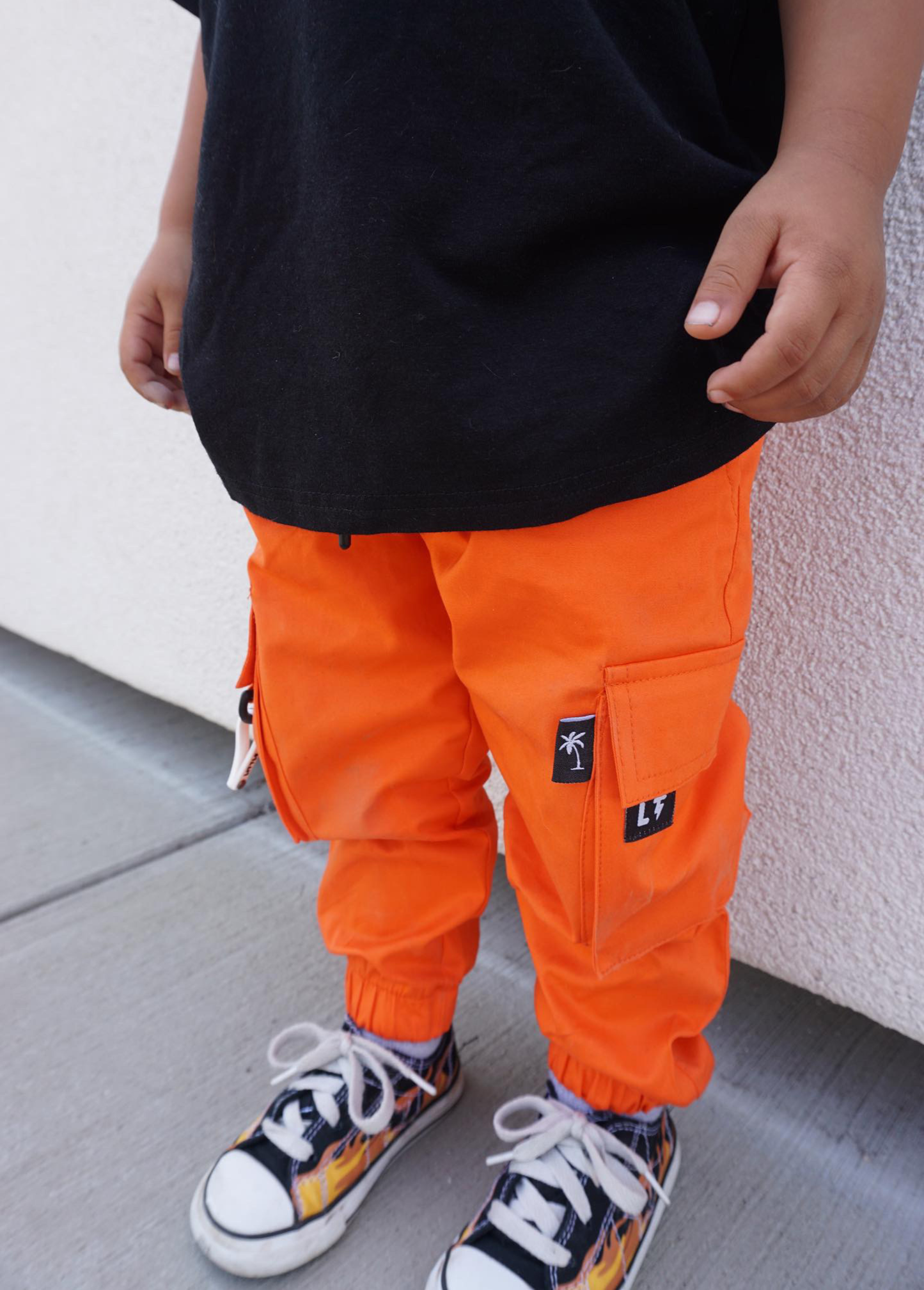 Little Trouble - Orange Cargos