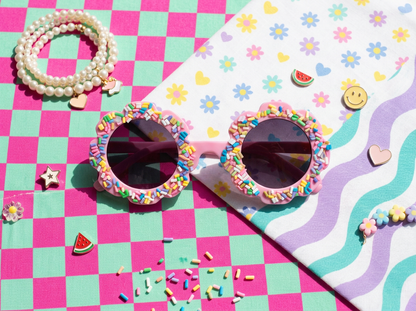 Cheeky Plum - Sprinkle Sunglasses - Pink