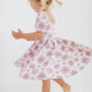 Good Apples Kids - Short Sleeve Twirl Dress in Lavender Blooms Pre-sale