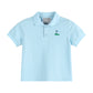 Lil Cactus - Light Blue Golf Hole Polo Shirt