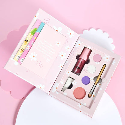 no nasties kids - Nala Kids Natural Pressed Powder Pink Makeup Palette Kit