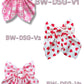 Valentine's alligator clip coquette hair bows. 4pcs/$10.00