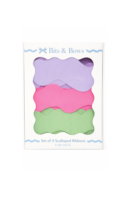 Bits & Bows - Scalloped Ribbon Sets, Garden Party