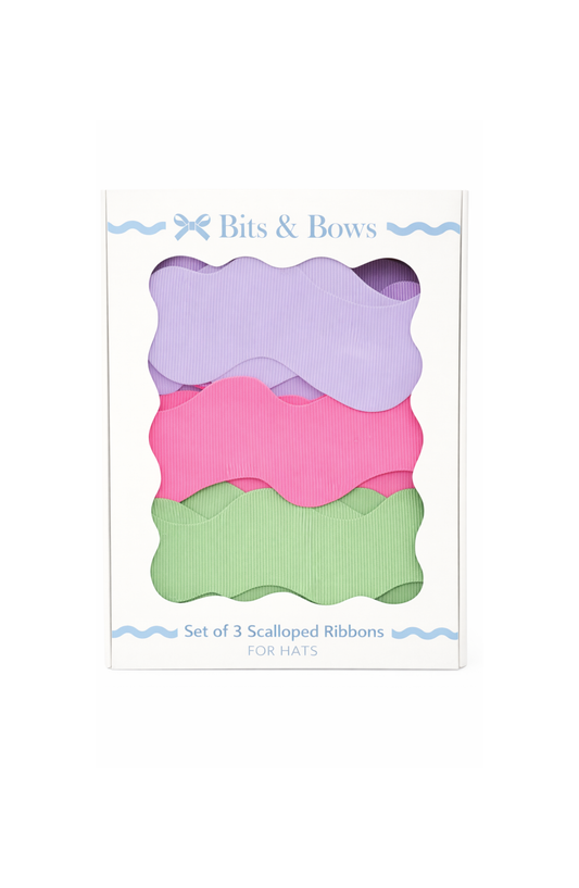 Bits & Bows - Scalloped Ribbon Sets, Garden Party