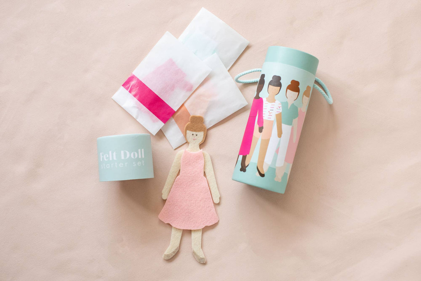 Lowercase Toys - Felt Doll - Starter Girl in Honey