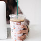 Frederick Family Co. - Iced Coffee Sleeve, Cute Reusable  Cup Holder Drink Sleeve, Coffee Lover Gift, Cold Drink Sleeve for Iced Coffee Cups