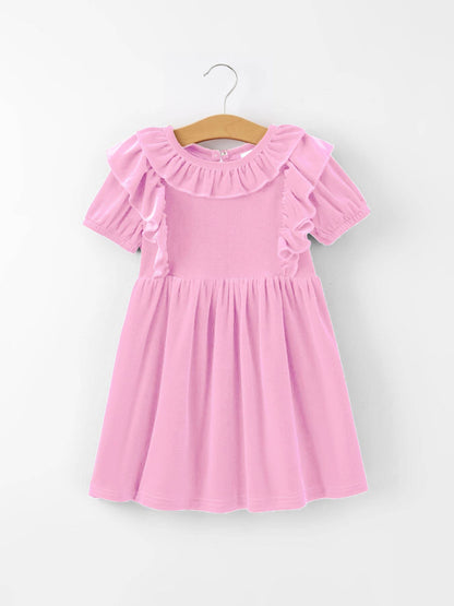 Rylee Faith Designs - Autumn Velvet Girls Dress