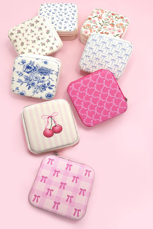 JOSSLYN by wall to wall - DESIGNED JEWELRY ORGANIZER TRAVEL BOX CASE | 40P566