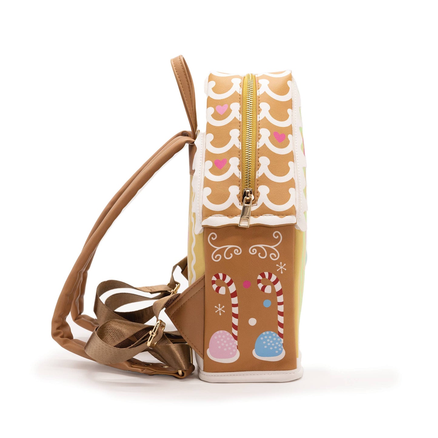 Bewaltz - GLOW-IN-THE-DARK Gingerbread House Backpack 🏠