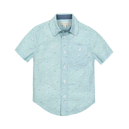 Linen Short Sleeve Button Down Shirt
