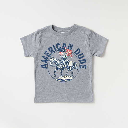 Benny & Ray Apparel - American Dude Boy 4th of July Kids Shirt