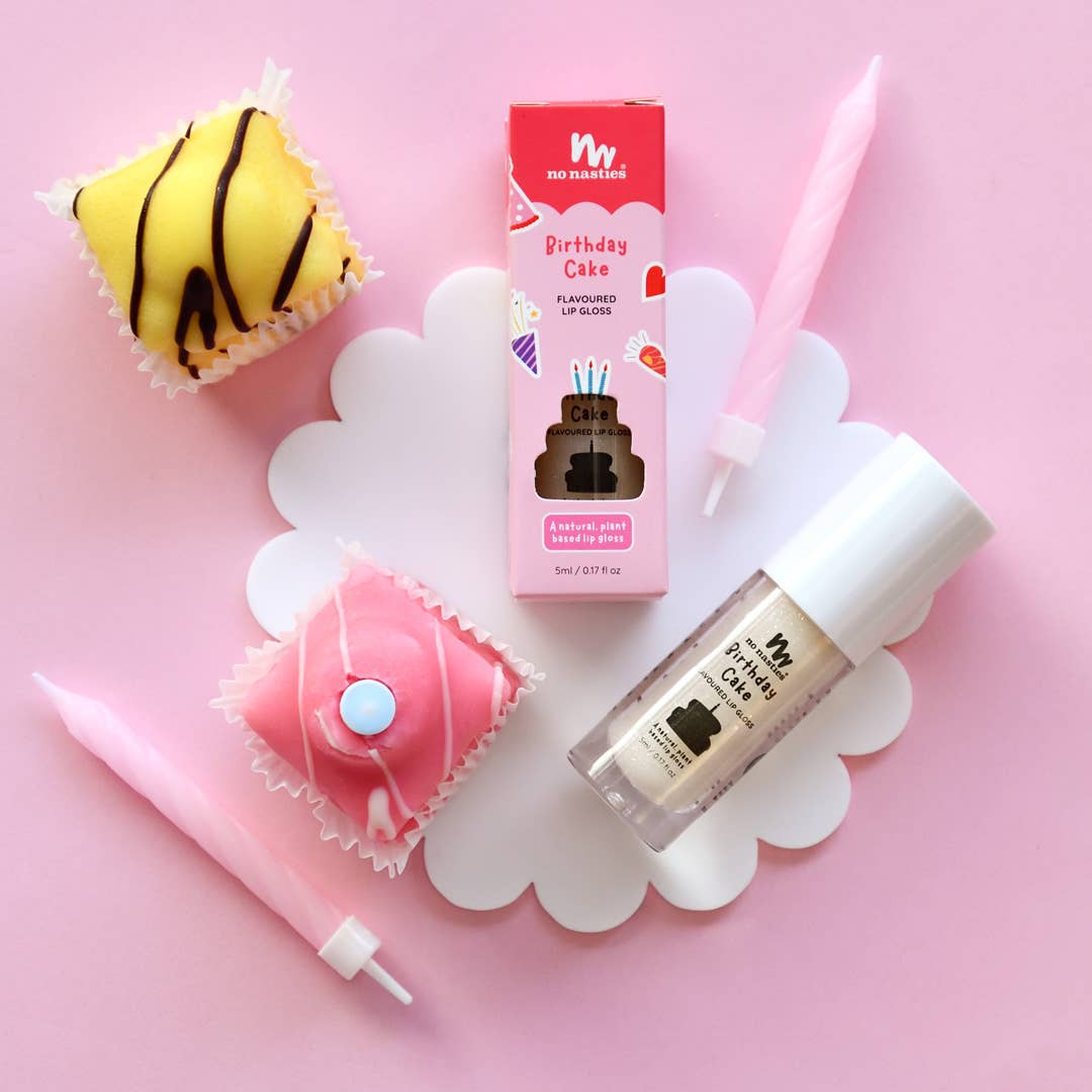 no nasties kids - Natural Kids Lip Gloss Wands - Multiple Flavours available