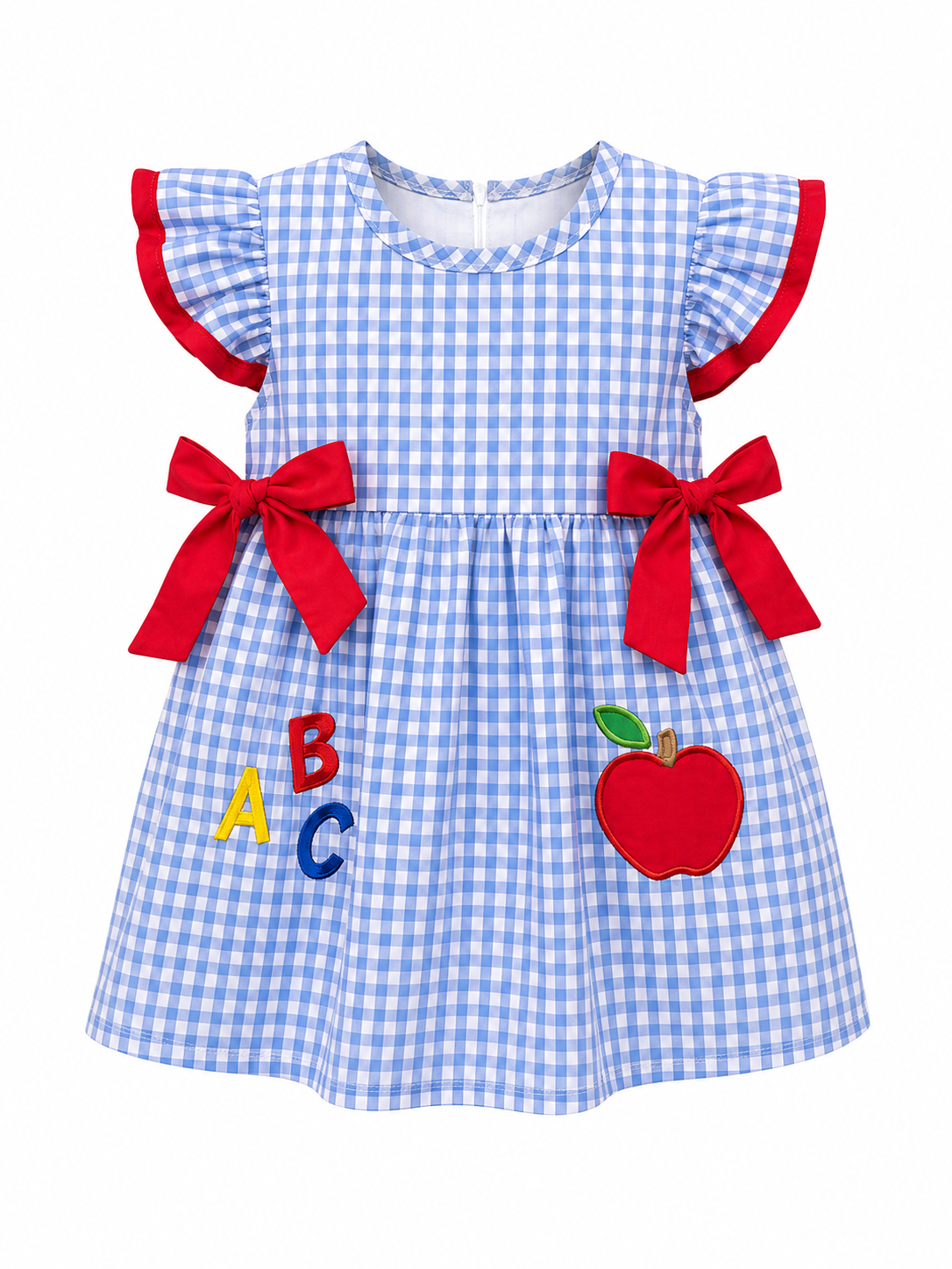 ABC Blue Plaid Dress-EOLA