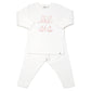 oh baby! - "lil sis" Pink Sparkle Embroidered 2PC Set