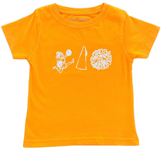 Mustard and Ketchup Kids - Short-Sleeve Orange/White Cheer Trio