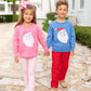 Shrimp and Grits Kids - Sweater - Jolly Blue Santa