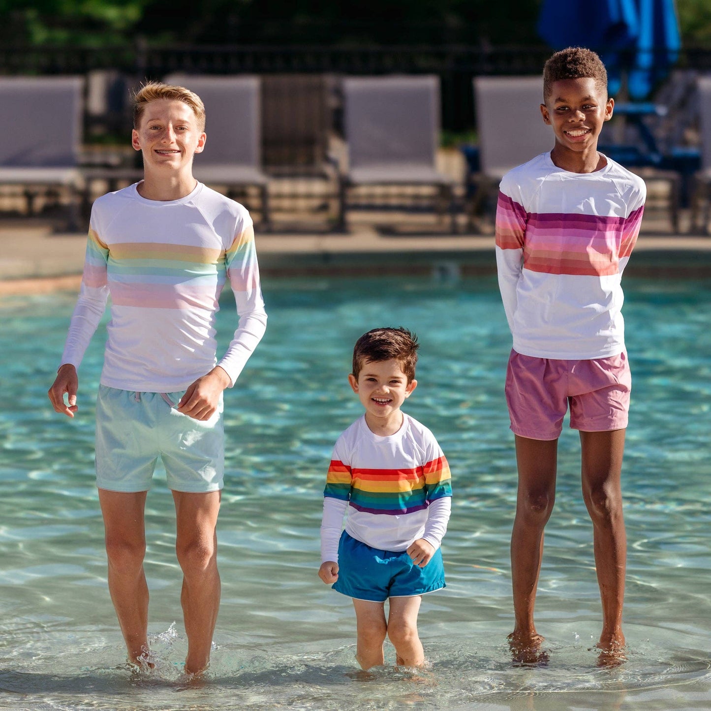 Saint Ida - Nautical Stripe Swim Shorts '26