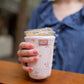 Frederick Family Co. - Iced Coffee Sleeve, Cute Reusable  Cup Holder Drink Sleeve, Coffee Lover Gift, Cold Drink Sleeve for Iced Coffee Cups