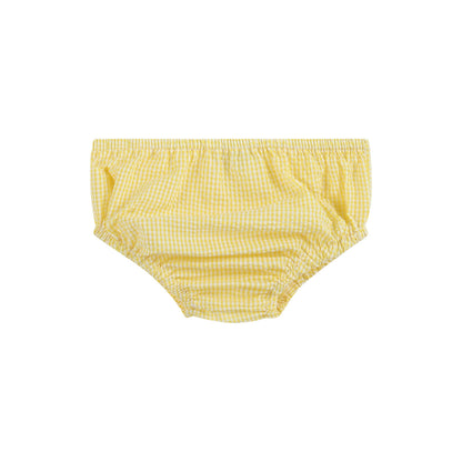 Lil Cactus - Yellow Lemon Dress and Panty Cover Set
