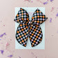 Tiny Wonders Bows - Halloween Checkered