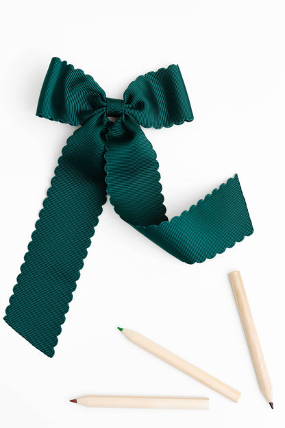Scalloped Long-tail Bow