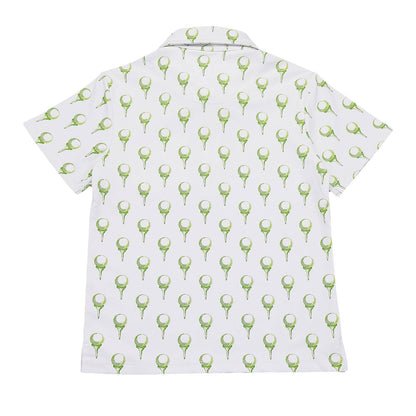 Saltwater Boys Company - Inshore Boys Performance SS Polo White Golf