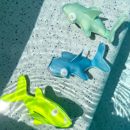 Sunnylife - Salty the Shark Dive Buddies Aqua Neon Yellow Set of 3