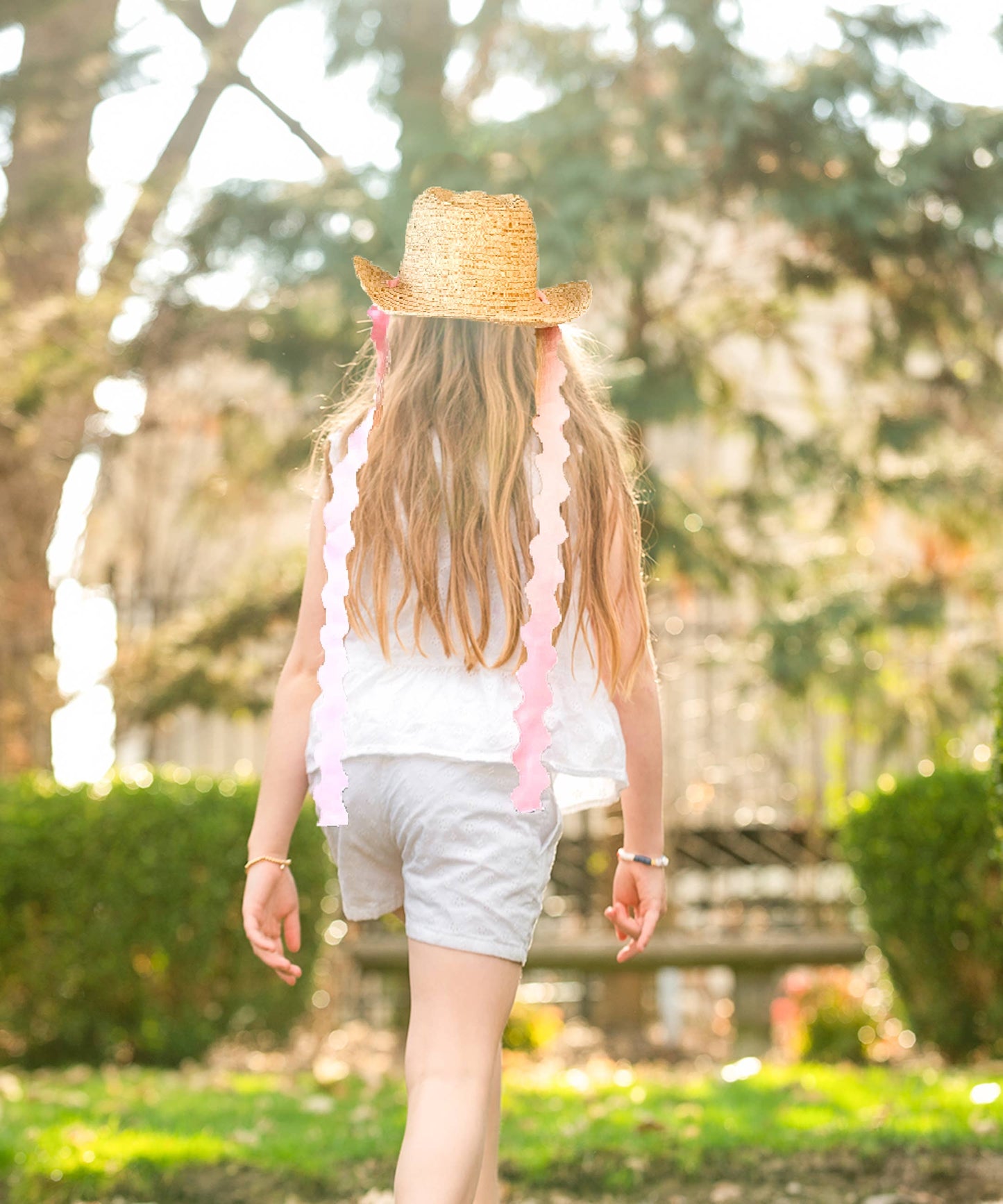 Bits & Bows - Coastal Cowgirl Hat, Pink (Youth)