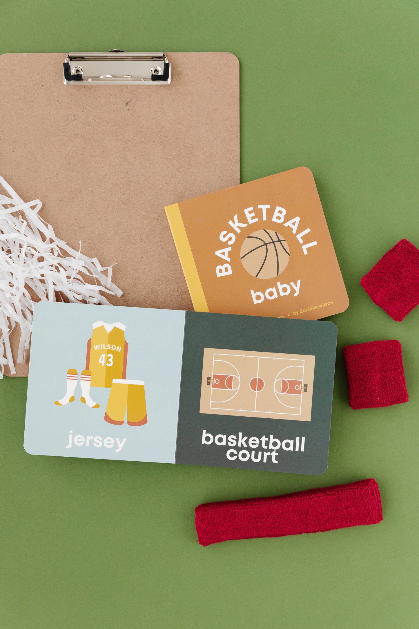 Left Hand Book House - Basketball Baby- Board Book