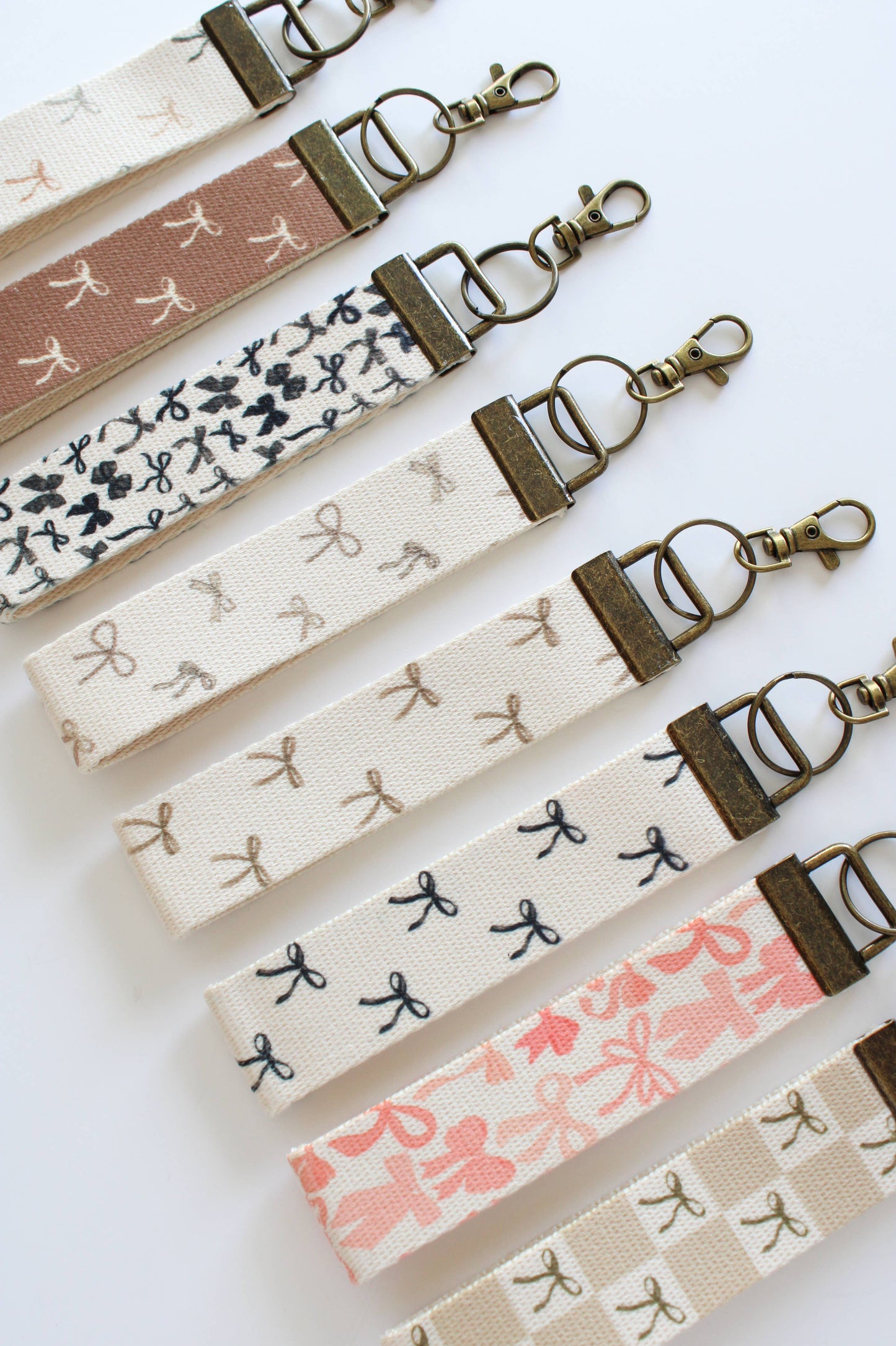 Frederick Family Co. - Canvas Wristlet Lanyard Keychain -  Car Key Fob Holder