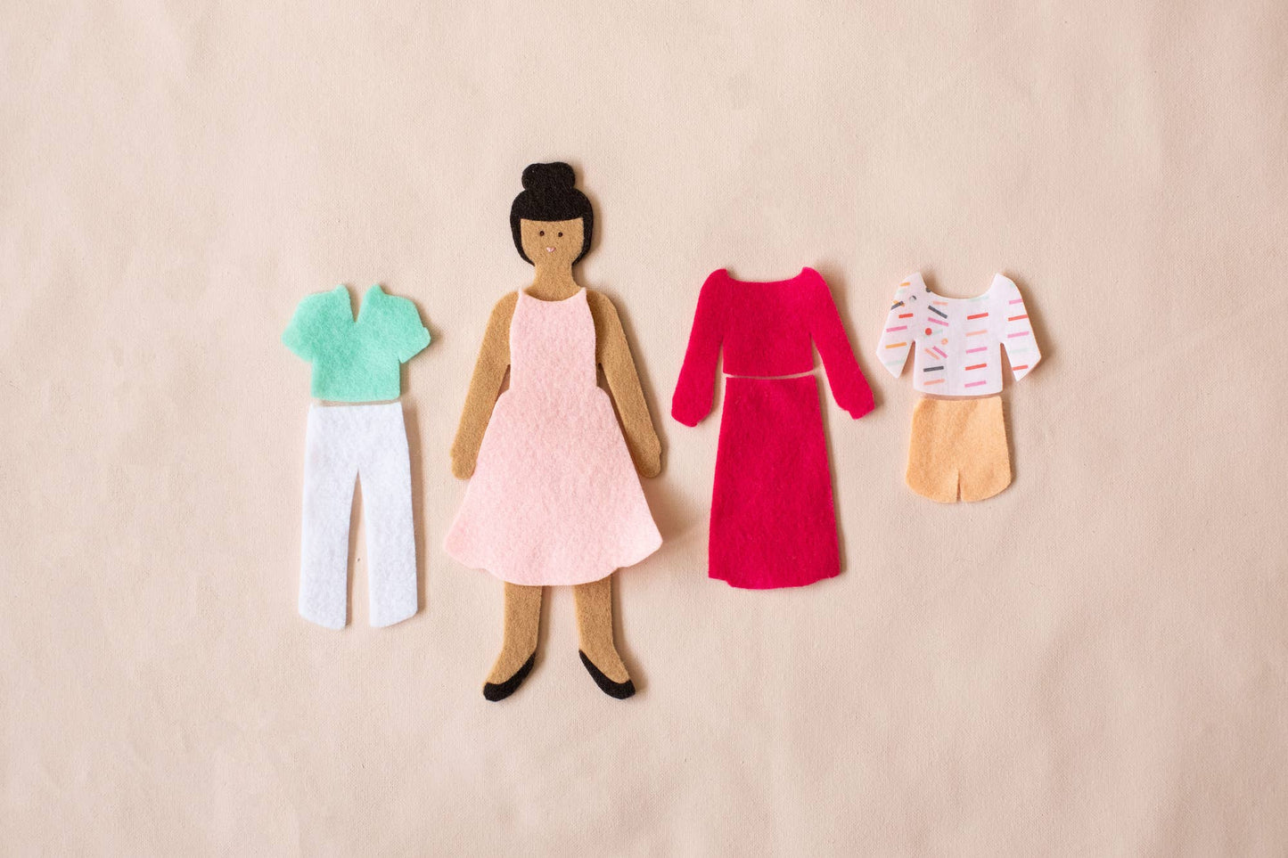 Lowercase Toys - Felt Doll - Starter Girl in Caramel