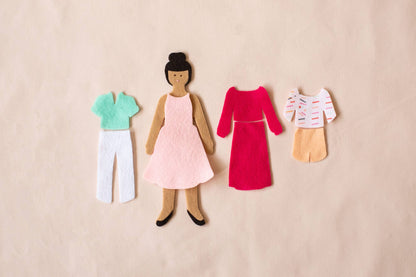 Lowercase Toys - Felt Doll - Starter Girl in Caramel