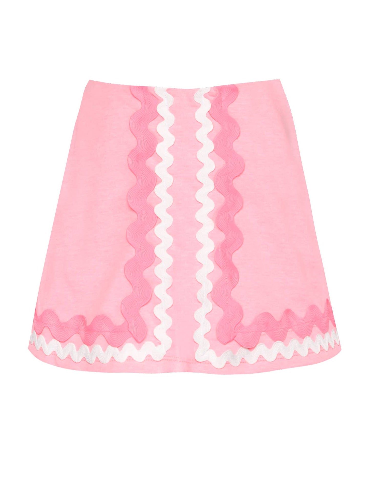 Hannah Banana , Baby Sara - RICK RACK TRIMMED FLARED HEM SKORT