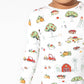 Bellabu Bear - Fall Vibes Bamboo Kids Pajamas
