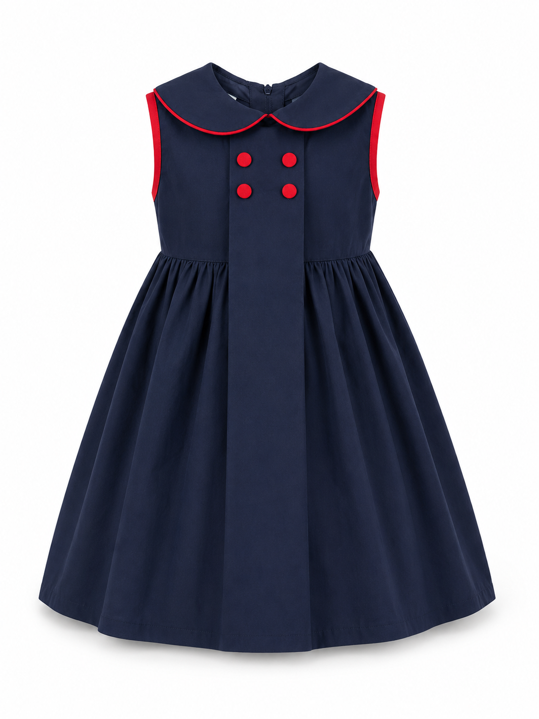 Navy/Red Scholar Dress