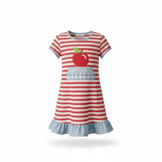 Applebook stack Girl Dress-EOLA