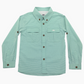 Saltwater Boys Company - Flagler Fishing Shirt Green Stripe