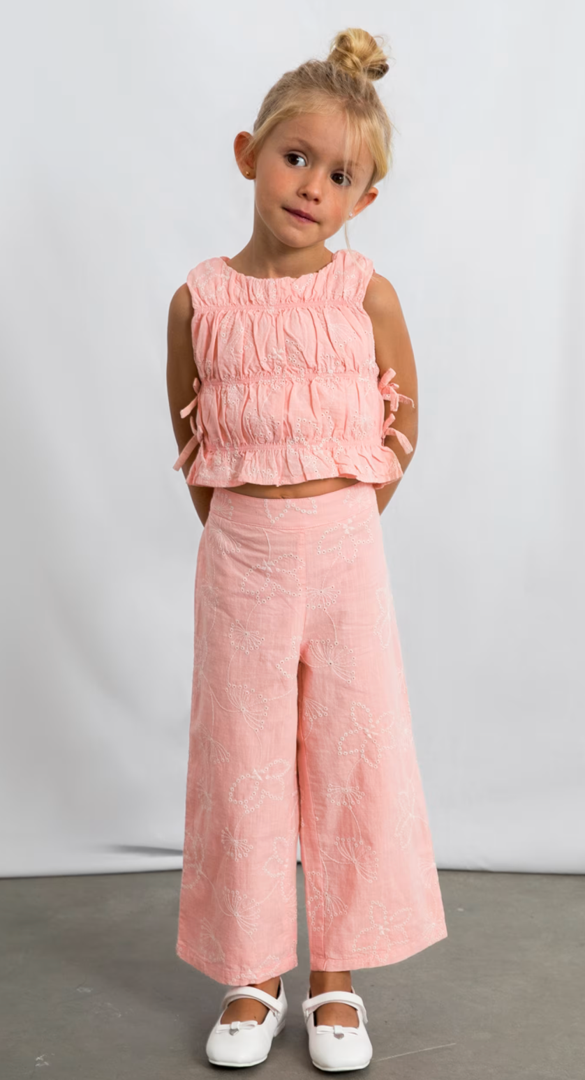 Mayoral – Girl Pants &amp; Ruched Top Set
